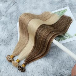 Brown U Tip Hair Extensions